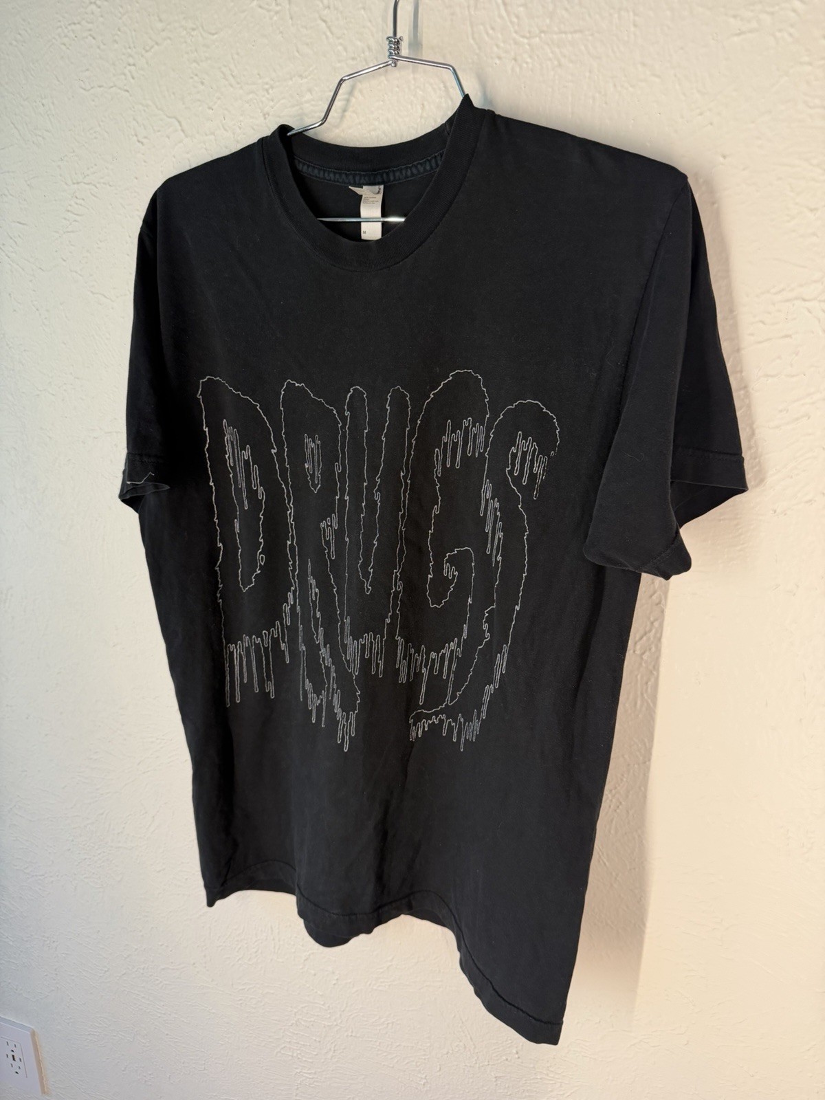 American Apparel Drugs Dripping Graphic Tshirt Vintage 00s S M Online Ceramics gallery