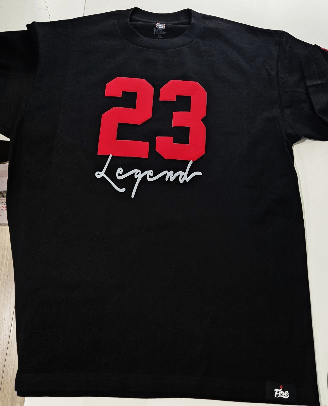 Men's Black T-Shirt To Match Air Jordan 13 True Red gallery