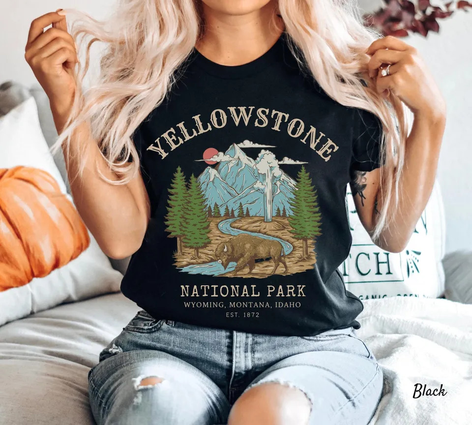 National Park Comfort Tee Outdoor Adventure Nature Lover Gift