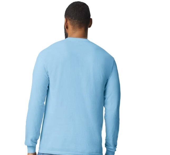 Unisex Heavy Cotton™ Long-Sleeve T-Shirt - Light Blue- Medium gallery