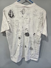 Vintage Y2K Hanes Math Equations All Over Print Shirt Large