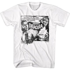 Hammer Horror Bandw Horror Of Dracula Movie Shirt