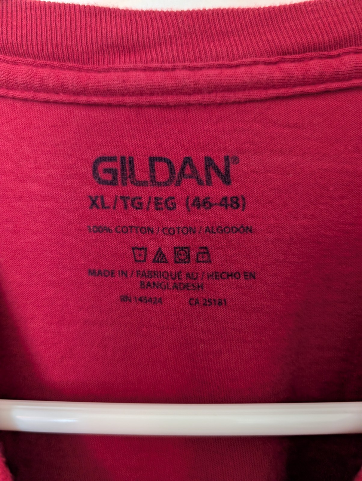 Gildan Men's Crew T-Shirts Style G1100 Cardinal Red XL gallery