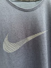 Nike Running Division Dri-FIT Miler Running T Shirt Blue Reflective Mens Medium