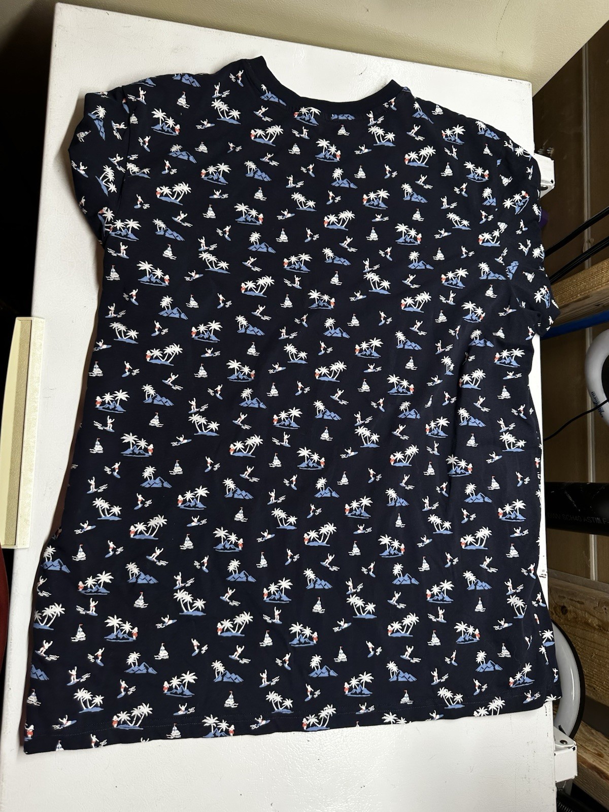 Free Planet Shirt Mens L Surfer Graphic All Over Print Organic Cotton Beach gallery