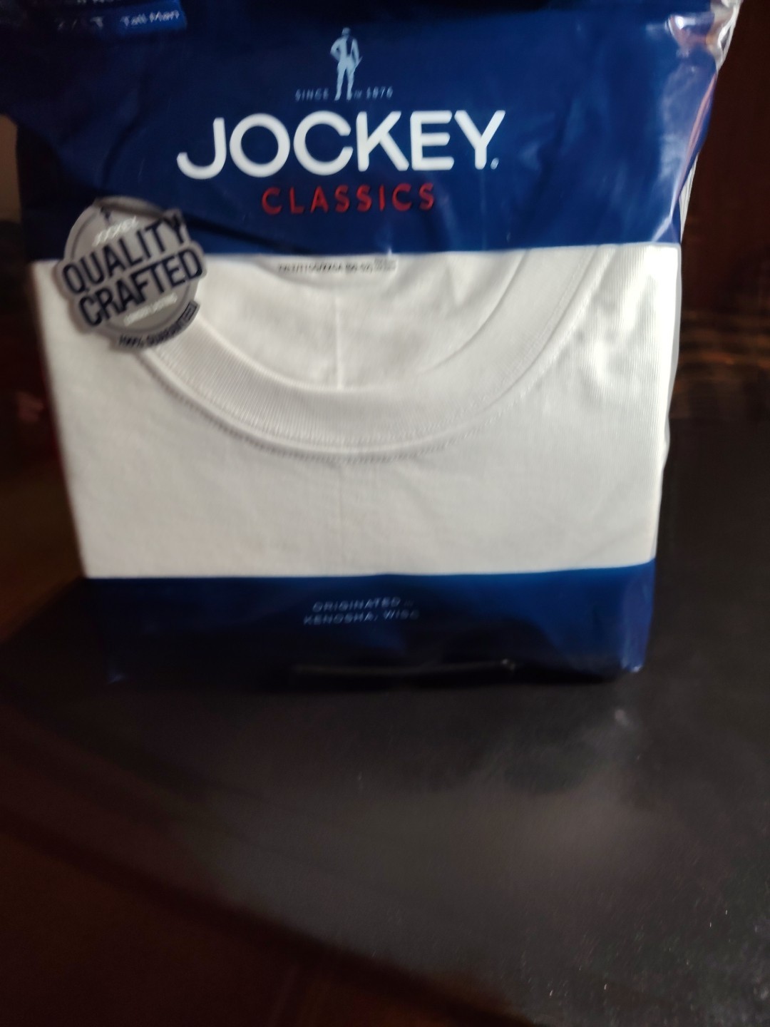 Jockey Men's Tall Man Classic Crew Neck Undershirt 2 Pk 2XLT 50-52 TALL White gallery