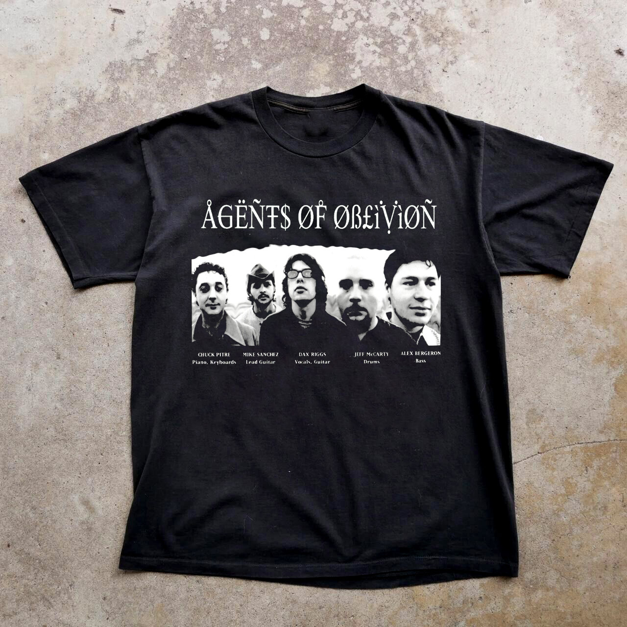 NEW Agents Of Oblivion Band Member Black All Size Shirt KK215