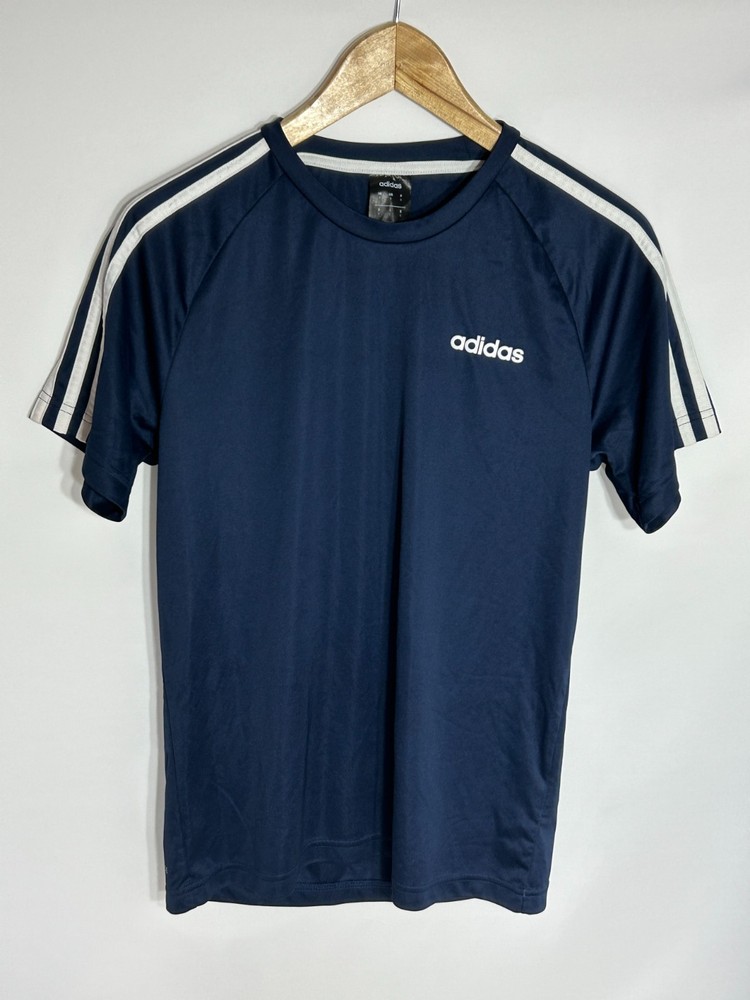 Adidas Training T-shirt Sereno Climalite | Men’s | Blue/White | Small |