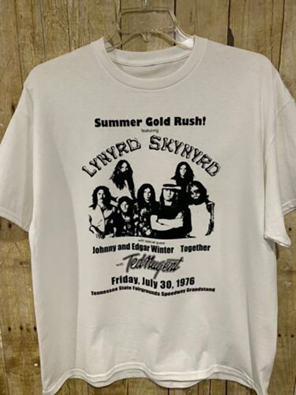 Lynyrd Skynyrd T-Shirt,Southern Rock , summer gold rush tour 1976 gallery