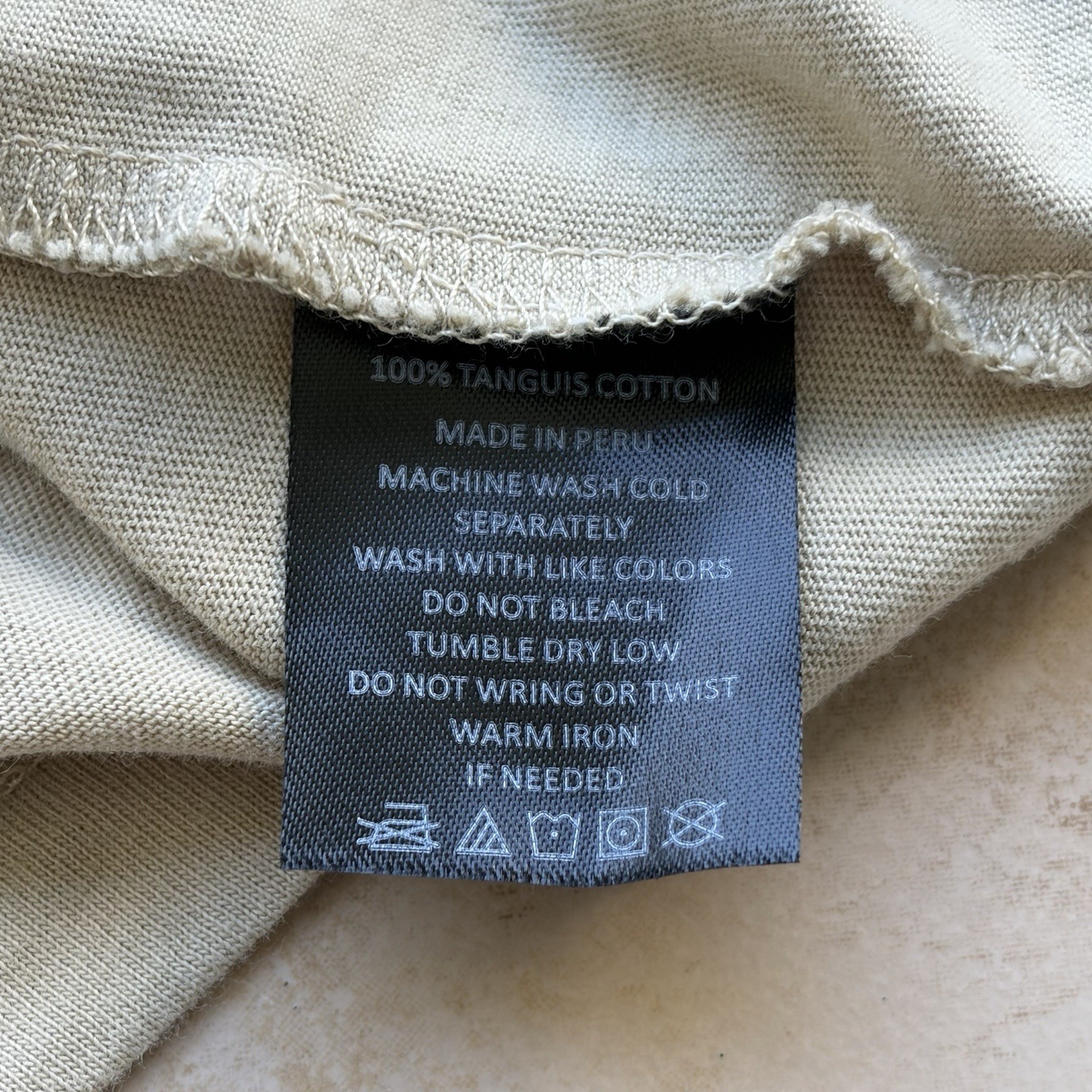 Skinny Water Culture T Shirt Mens Small Pale Yellow Graphic Featherlite Cotton gallery
