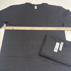 IBS Style 2 Pack Basic Black Short Sleeve T Shirts Mens Size 4XL New