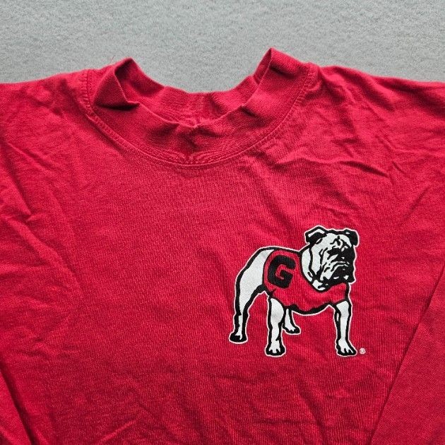 Original League Men's Medium Red Long Sleeve Georgia Bulldogs T-Shirt gallery