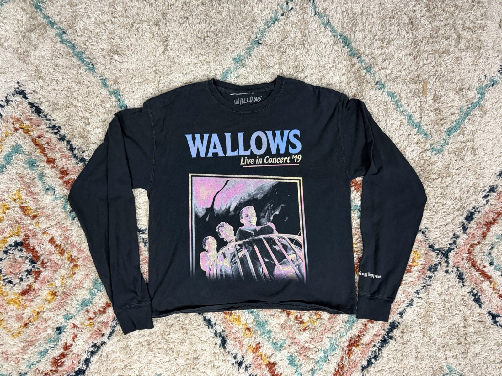 Wallows Live in Concert '19 Black Long Sleeve T-Shirt Size M Indie Pop Punk gallery