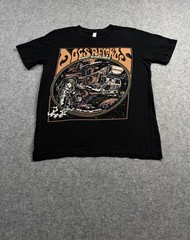 Doc’s Records & Vintage Black SMALL Shirt LP Album Music Concert employee poster