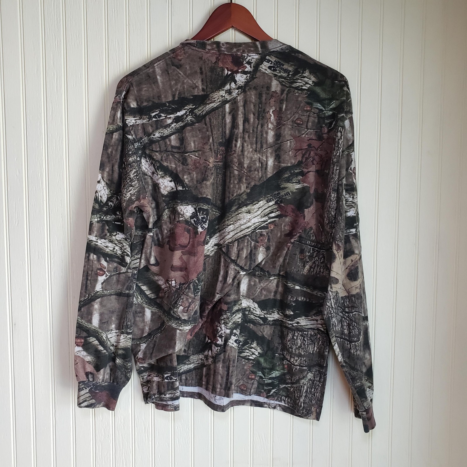 Mossy Oak Shirt Mens Large Multicolor Break-Up Infinity Camo Long Sleeve Tee gallery