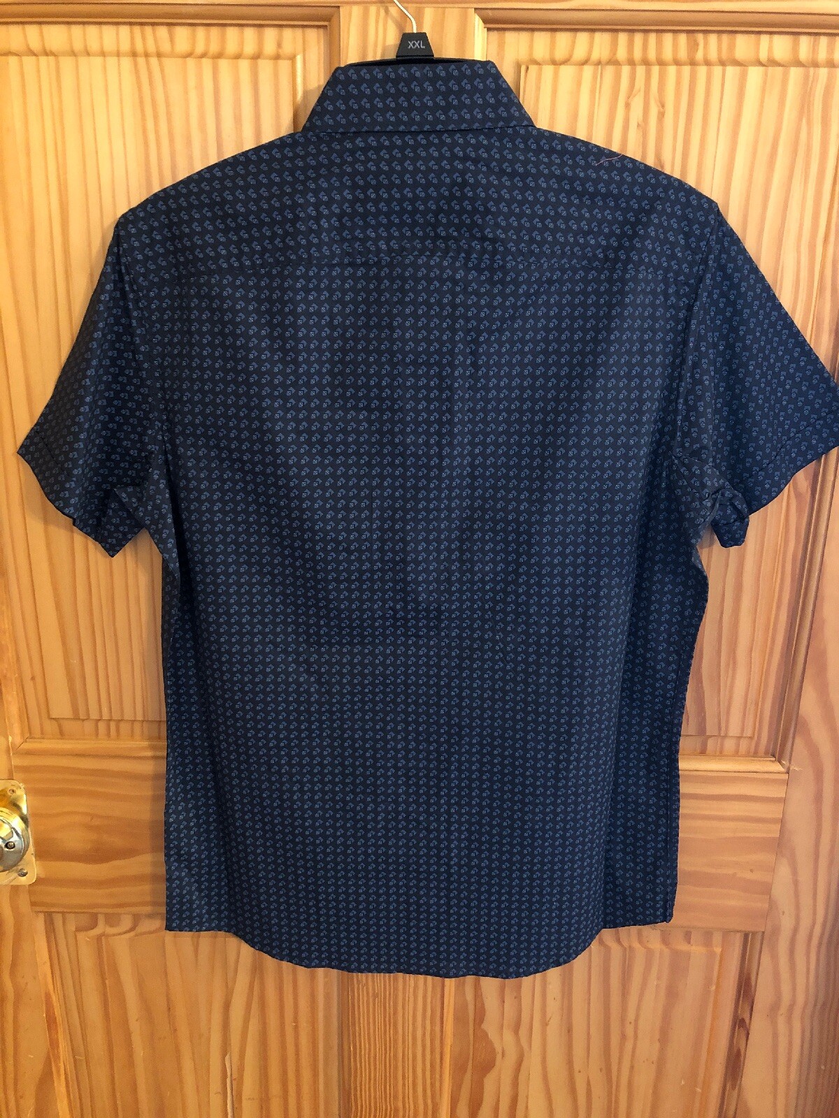 APT.9 MENS Button Up Shirt Blue Medium Retail $40 (s-blk-14-25) gallery