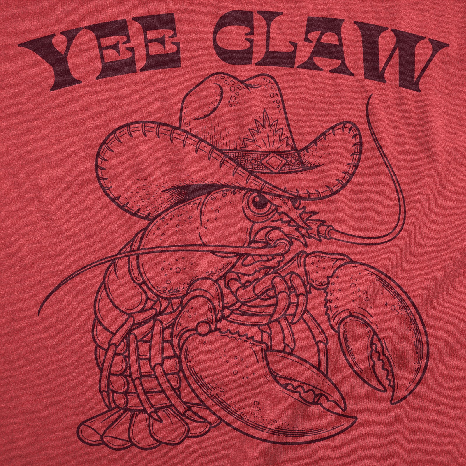 Mens Funny T Shirts Yee Claw Sarcastic Lobster Graphic Novelty Tee for Men gallery