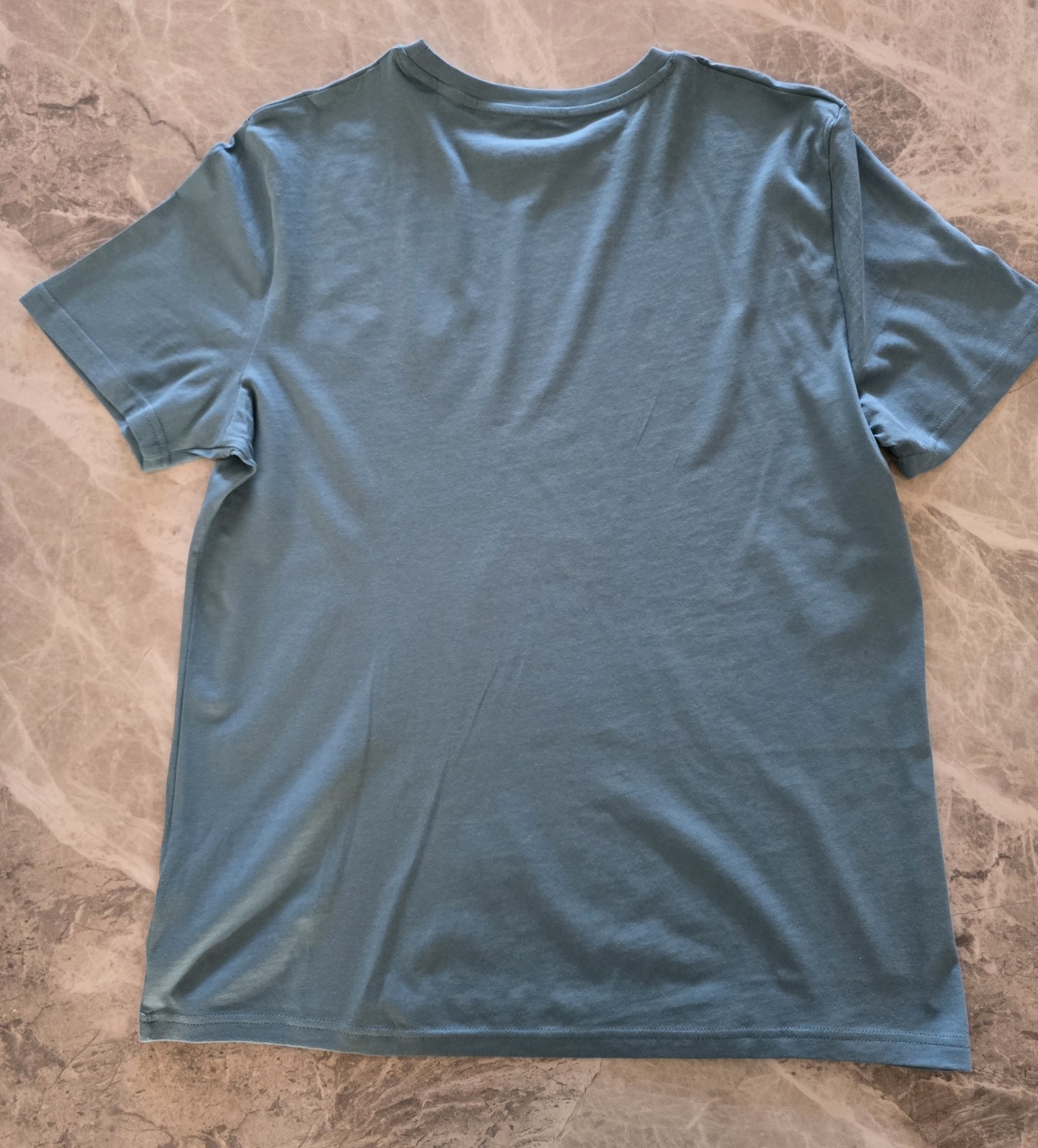 M&S Regular Fit Pure Cotton Crew Neck T-Shirt ~ LONG LENGTH ~ 2 PACK ~ Size L gallery