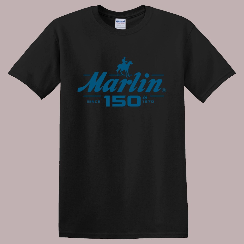 Marlin Guns 150 Years Firearms Men’s Black Size S – 5XL
