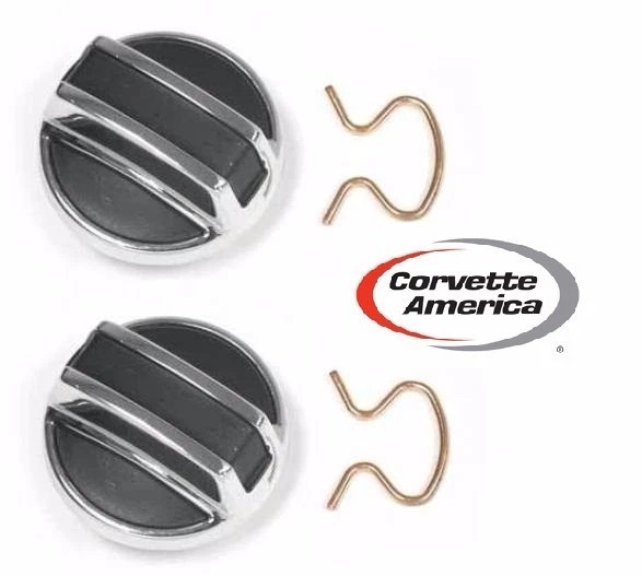 68-77 C3 Corvette  Door Handle & Insert Plates/ with lock knobs (Interior)