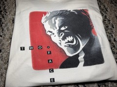 Vintage 90s Two Face Batman DC Single Stitch Tee Shirt Men’s 2XL Animated Rare