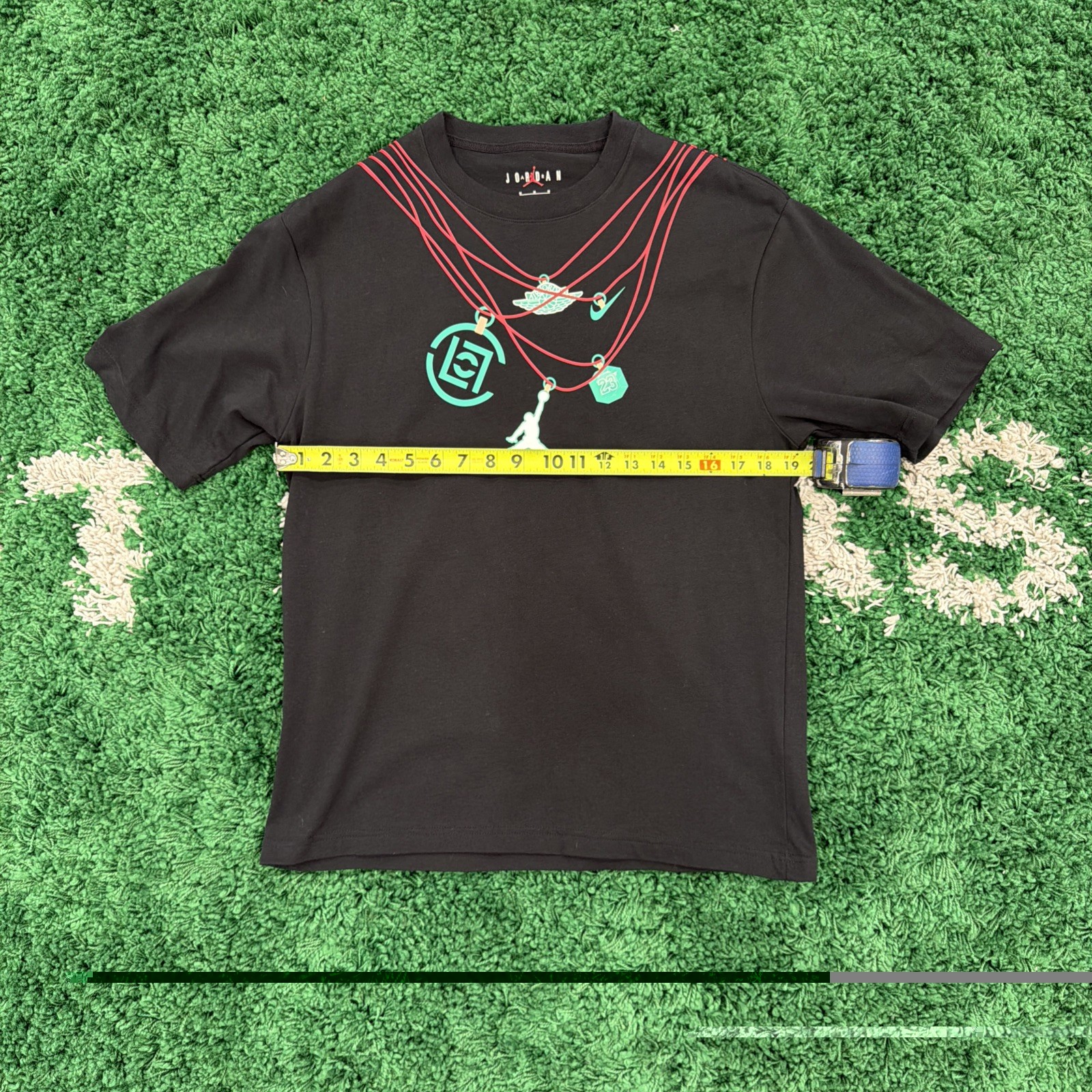 Nike Air Jordan x Clot Black Jade Graphic T-Shirt DJ9740-010 Medium gallery