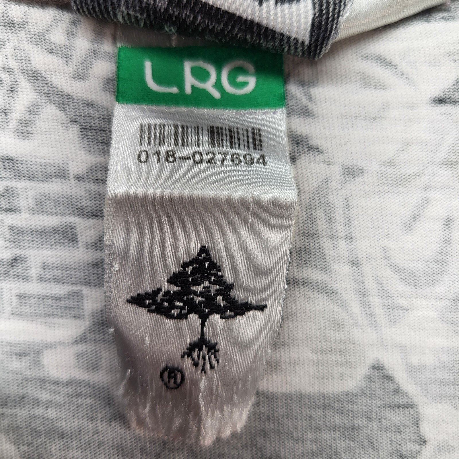 LRG Lifted Researck Group Lumber Jack City All Over Print T Shirt Mens 3XL Rough gallery