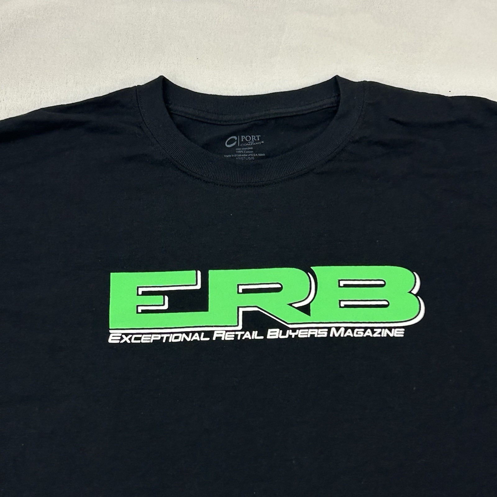 ERB Exceptional Retail Buyer’s Magazine Graphic Logo Short Sleeve T-Shirt Mens L gallery