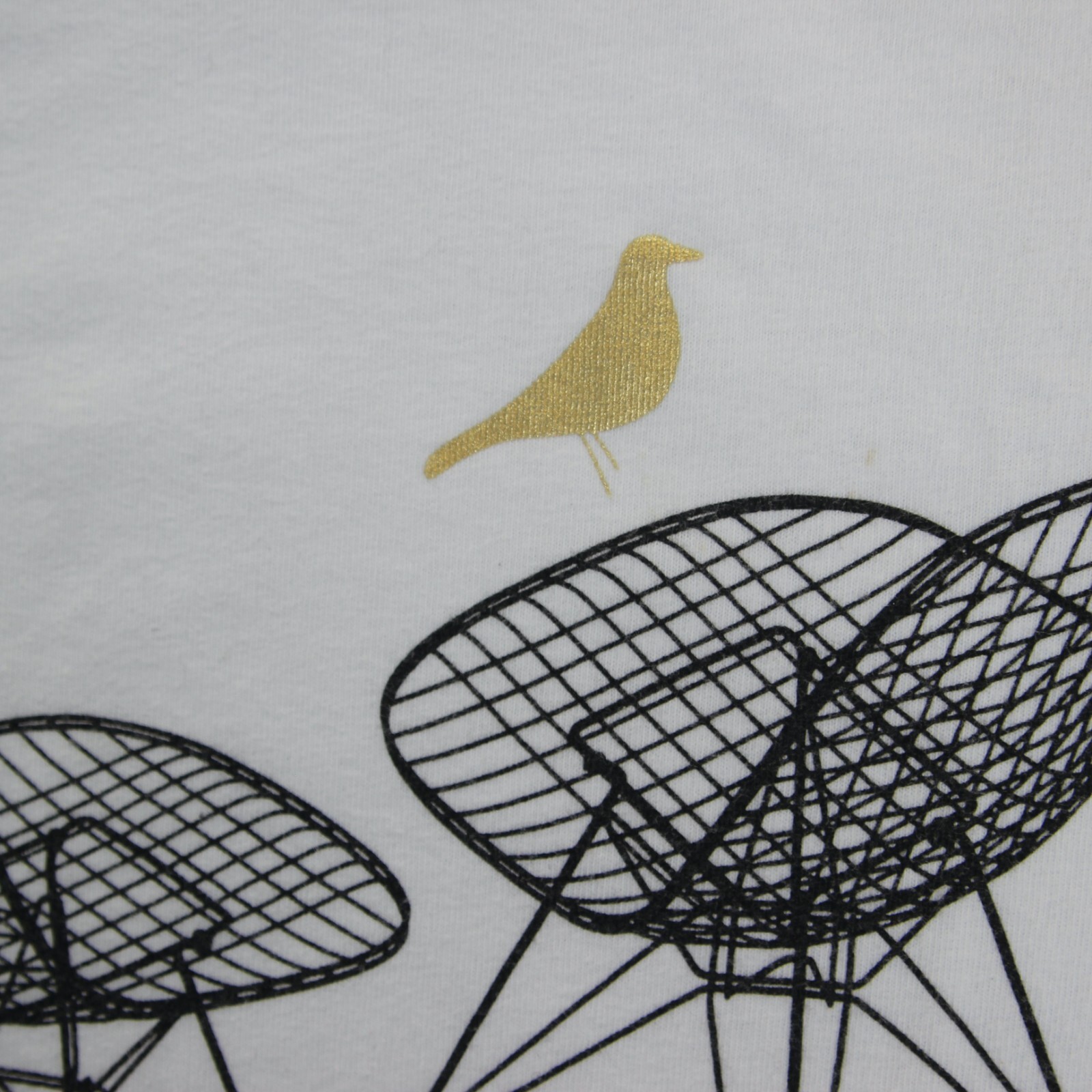 SPRZ NY Uniqlo Eames Office T Shirt XS Wire Chair Furniture MCM Designer Art Tee gallery