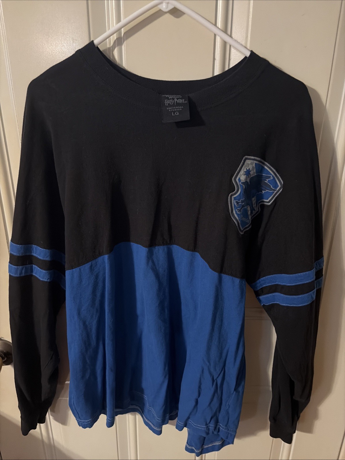 Harry Potter Ravenclaw Lg Long Sleeve Shirt Blue And Black gallery