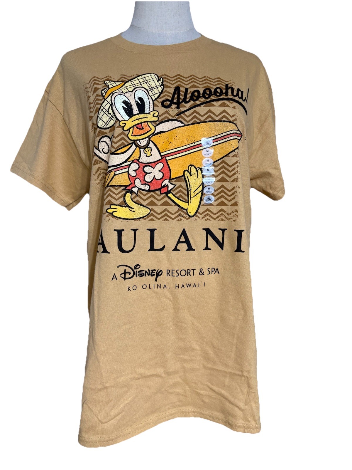 Hawaii Aulani Disney Resort Spa Aloha Donald Duck Medium T-shirt Short Sleeve gallery