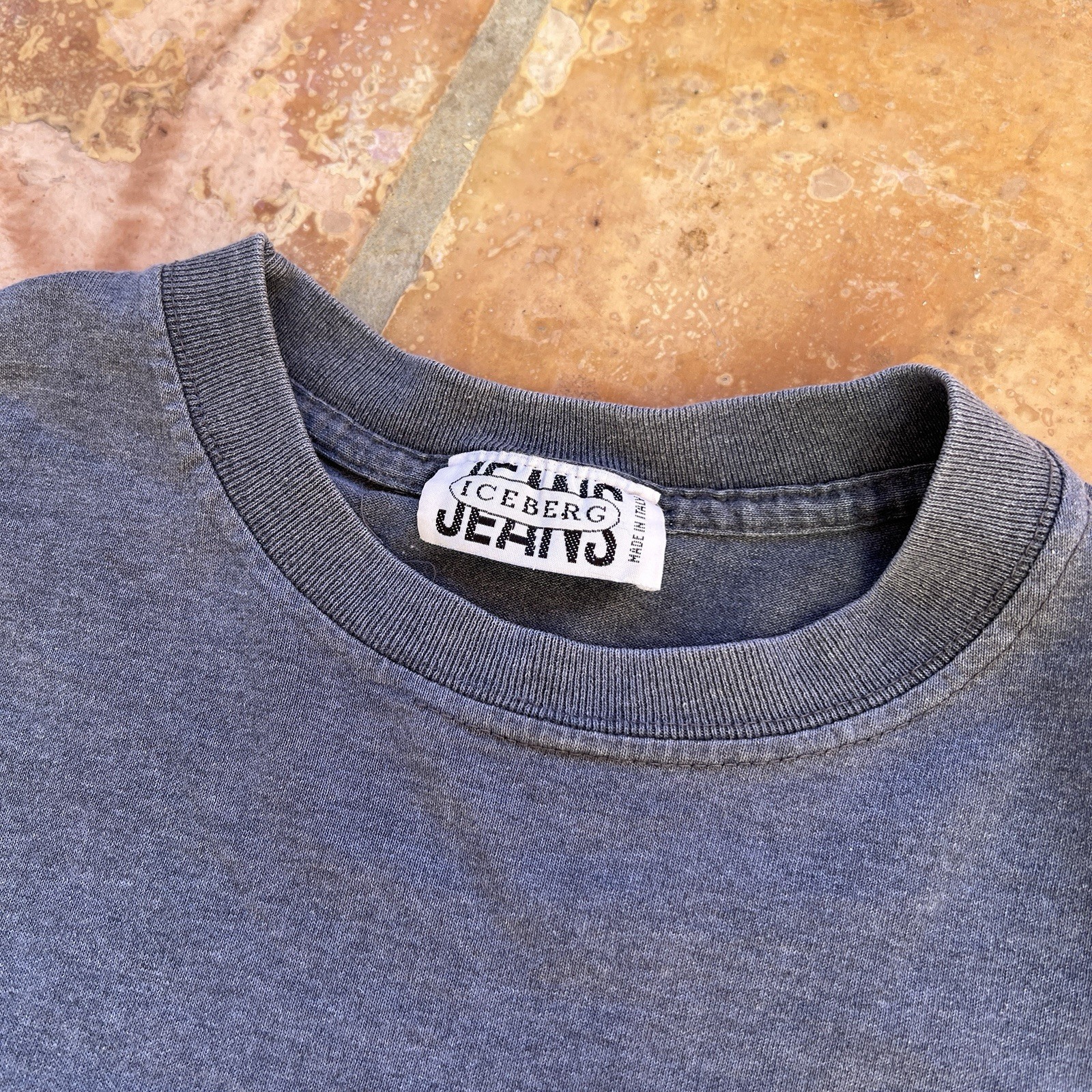 Vintage Iceberg Jeans Ice History Tom & Jerry Shirt Mens Large Made In Italy gallery