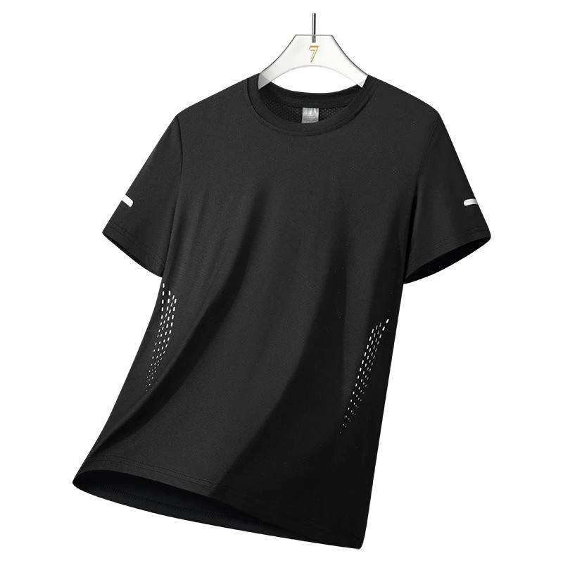 Men’s Running Quick Drying T-shirts Breathable Hiking Fishing Tees
