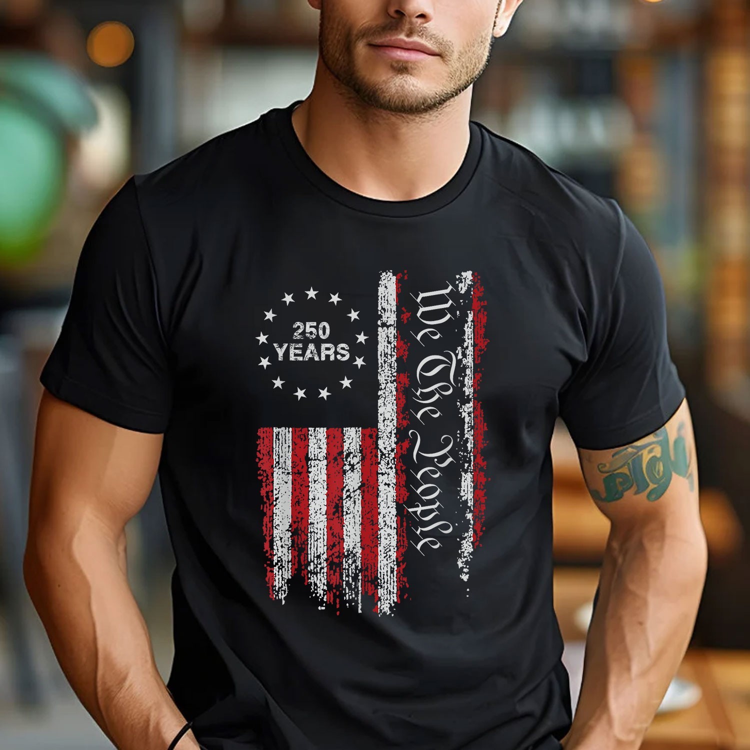 250 Years America Freedom Anniversary Independence Day Patriotic T-Shirt gallery