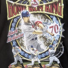 Mark McGwire Home Run King Vtg Single Stitch T Shirt Mens XL Fruit of the Loom