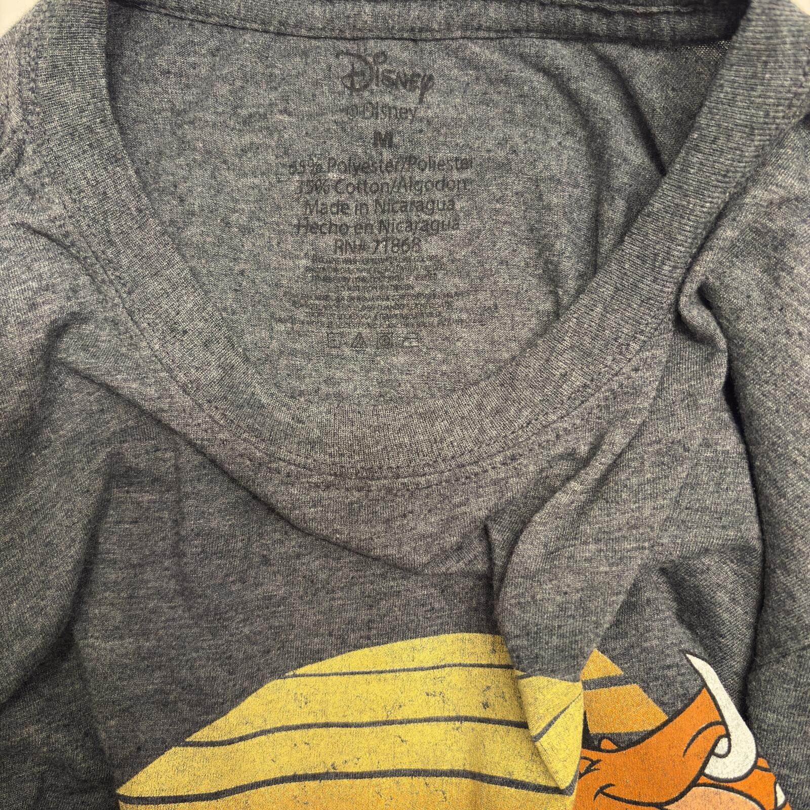 Disney The Lion King Graphic T-Shirt Gray Size M gallery