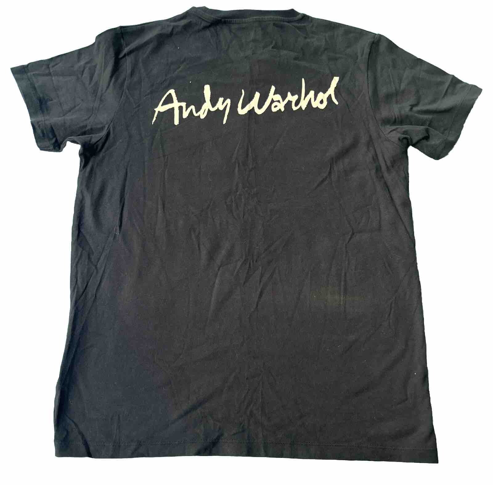 SPRZ NY Andy Warhol Mens Medium T Shirt Dollar Pop Art Is For Everyone Black NWT gallery