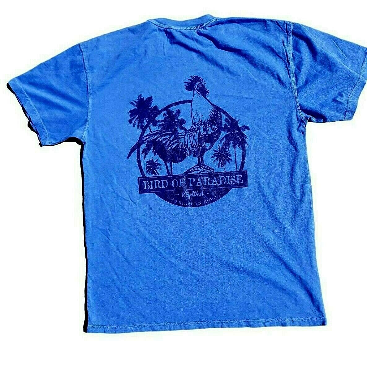 Caribbean Hobo Bird of paradise T-shirt key west island chicken rooster florida