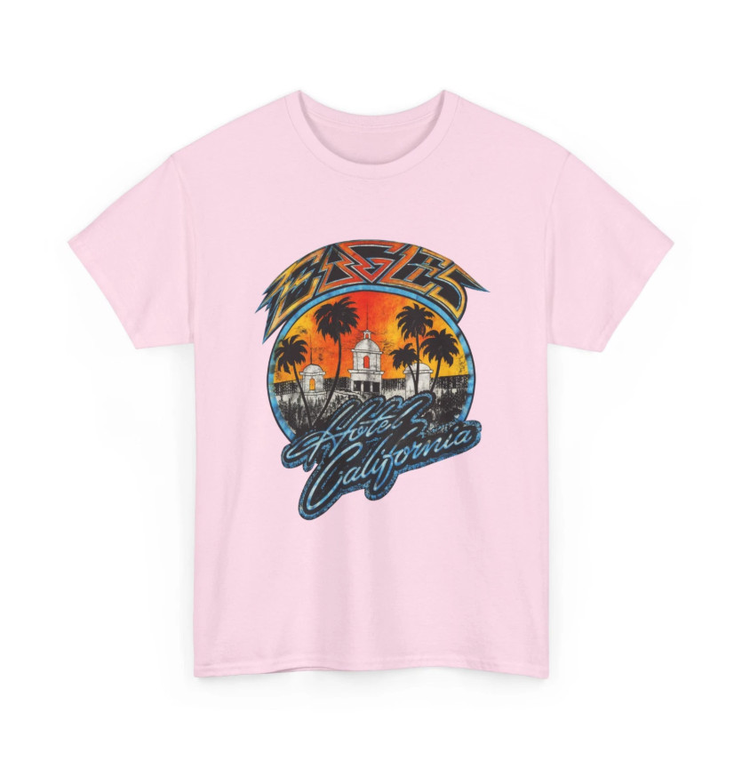 Vintage 80s Hotel California Y2k Eagles T-Shirt Rock Band T-Shirt gallery
