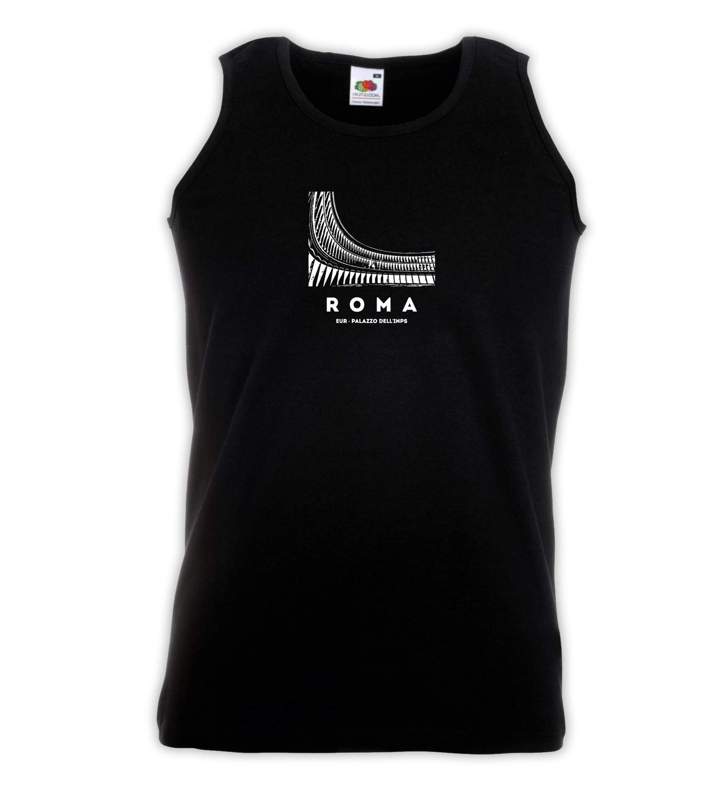 Seventyallora – Men’s Tank Top J3642 Rome EUR Palazzo dell’Inps Architecture