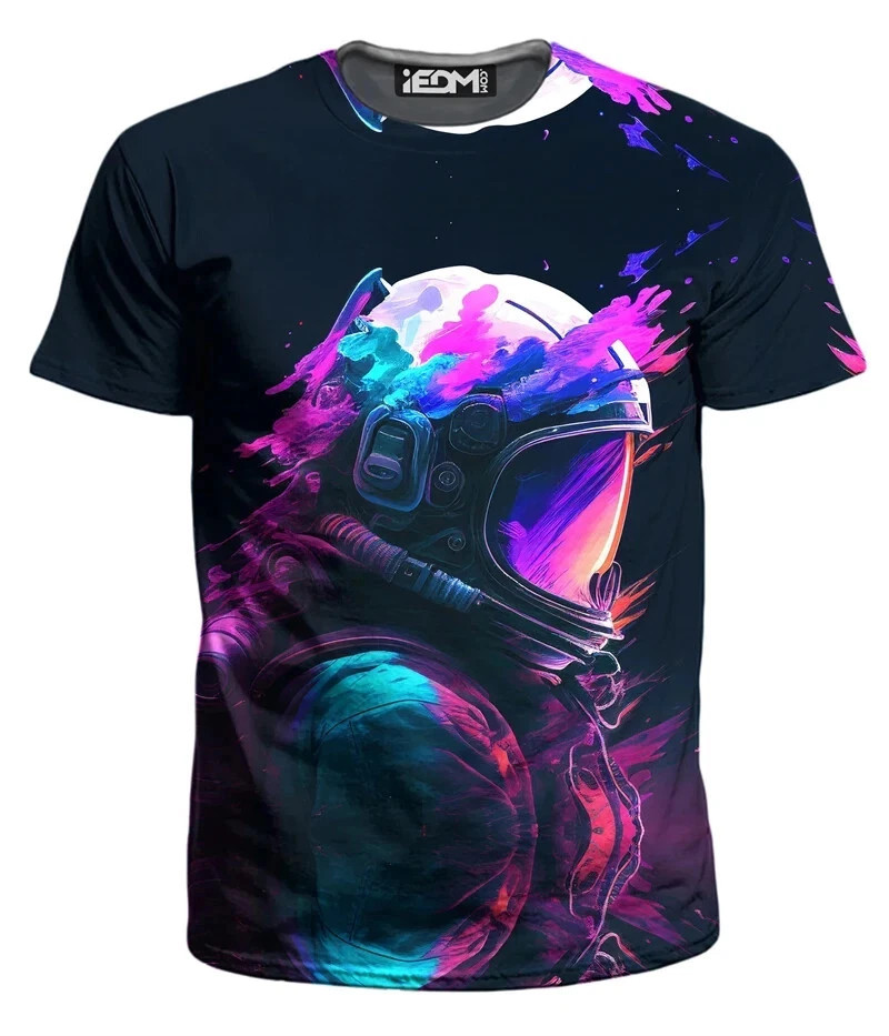 Men's T-Shirts 3D Print Colorful Pattern Round Neck T-Shirts Casual for Men gallery