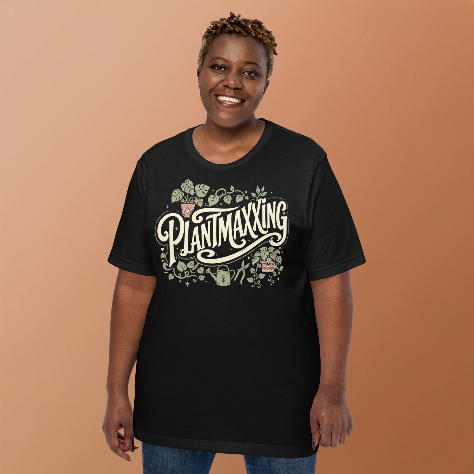PLANTMAXXING Shirt Retro Houseplant Plant Lover Gardener Gardening Tee XS-5XL gallery