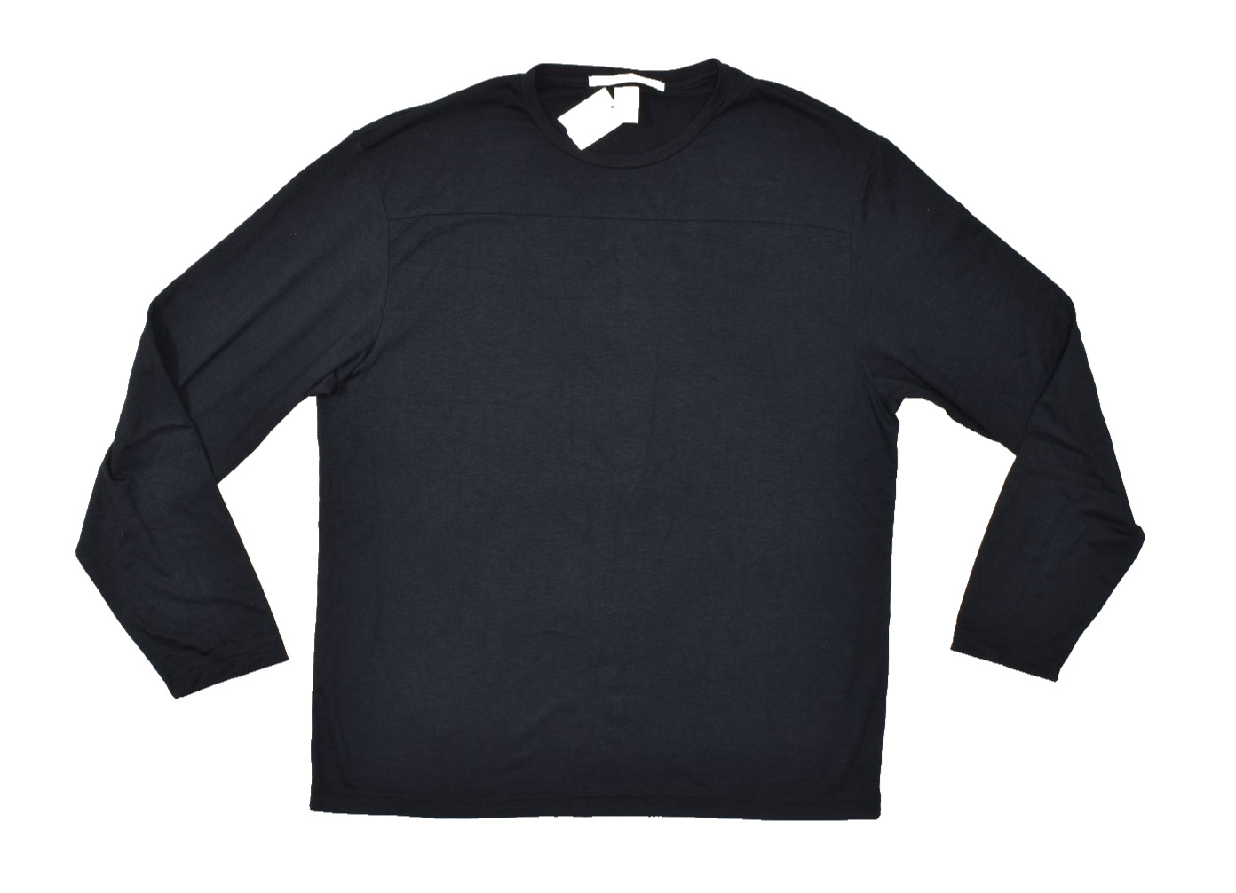 Perry Ellis Shirt Mens XL Black Long Sleeve Crew Neck Principles Tee New