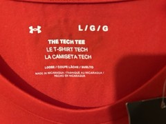 Under Armour Men’s Tech 2.0 Short Sleeve T-Shirt, Red L