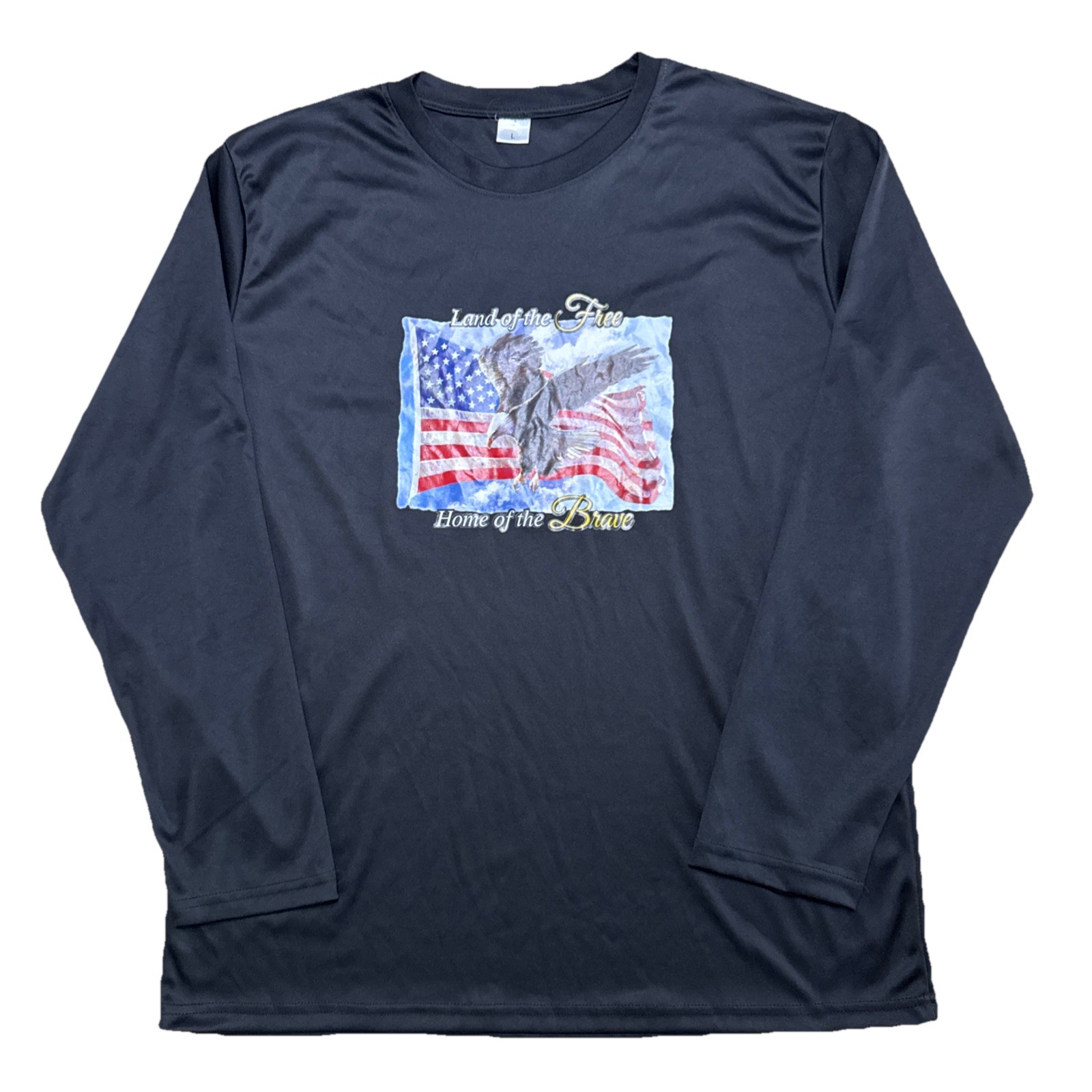 Land Of The Free Home Of The Brave Long Sleeve Tyler Robinson Sz Large gallery