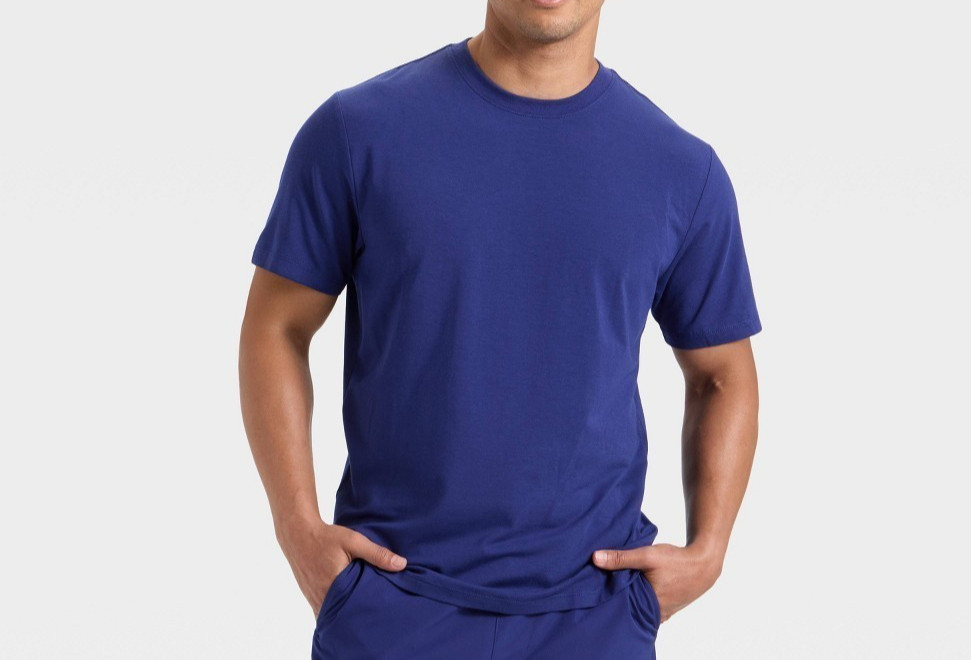 QUALITY Crewneck Short Sleeve T-Shirts COTTON MODAL blend Goodfellow S L or XL gallery