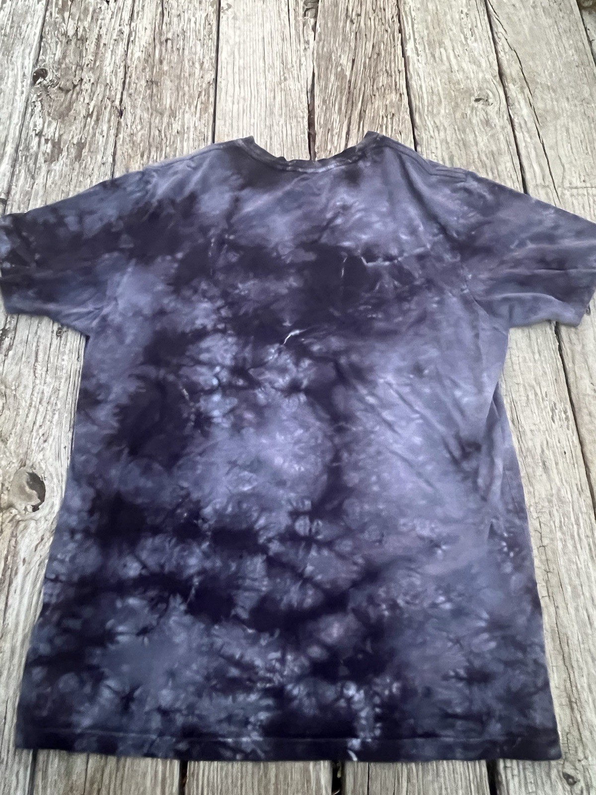 Nirvana Nevermind Black Blue Tie-Dye Cotton Graphic Men's T-Shirt L Short Sleeve gallery