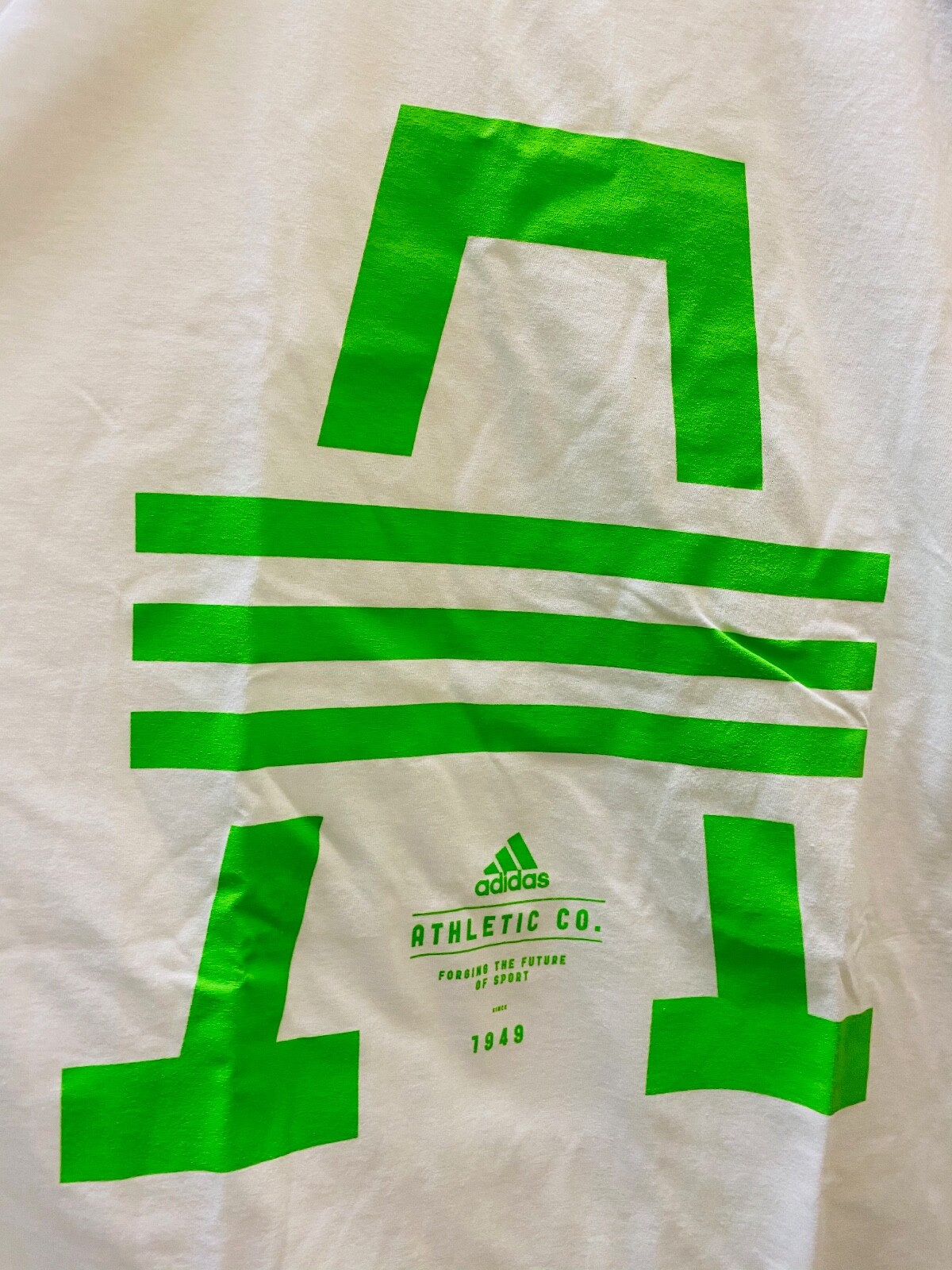 Mens Adidas The Go To Performance Tee t-Shirt-Size medium NWT white athletic co. gallery