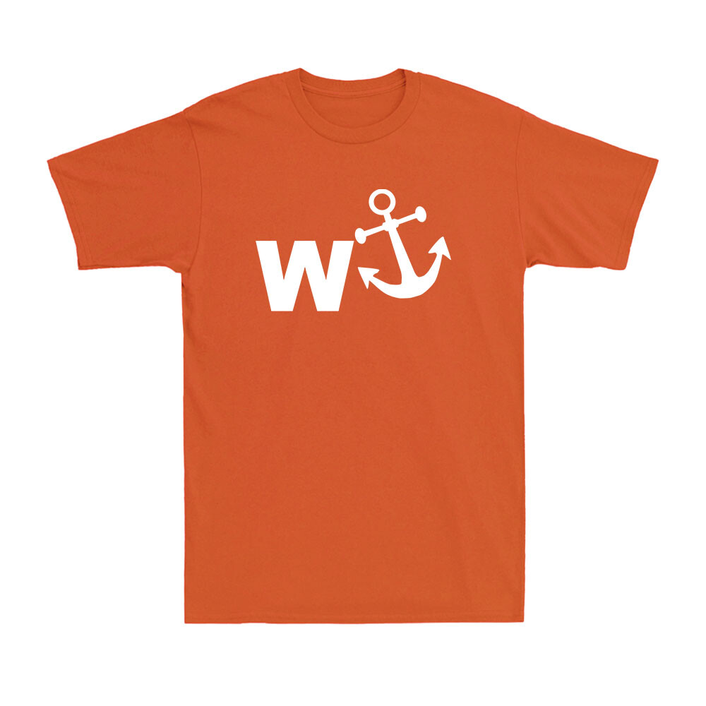 W Anchor Funny Saying Rude Humor Novelty Vintage Gift Men's Cotton T-Shirt gallery