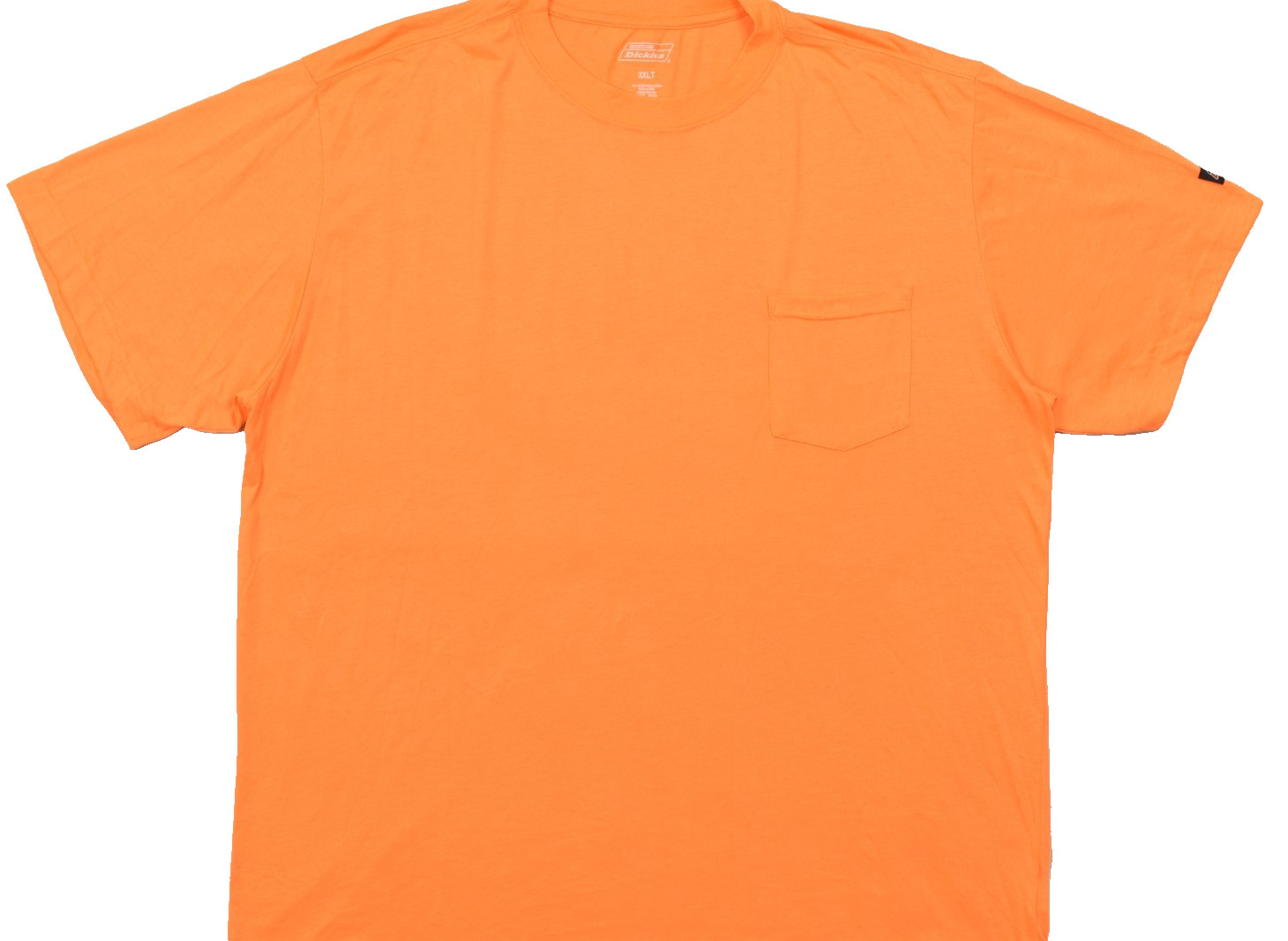 Genuine Dickies Men’s 3XLT Orange Pocket T-Shirt Short Sleeve Tall Cotton Blend